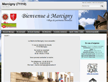 Tablet Screenshot of marcigny.fr